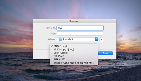 Save And Export Screenshots Mac