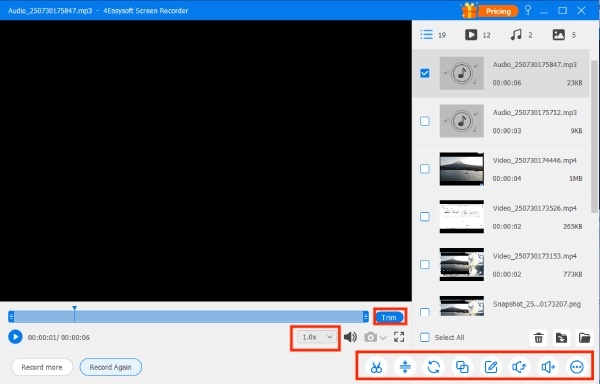 Salva audio 4easysoft