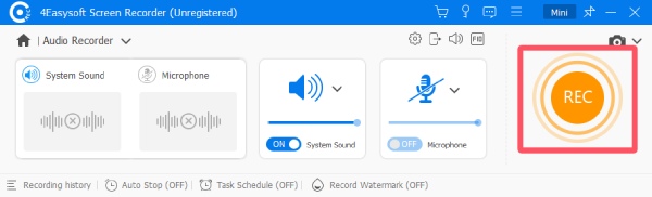 Optag musik 4easysoft
