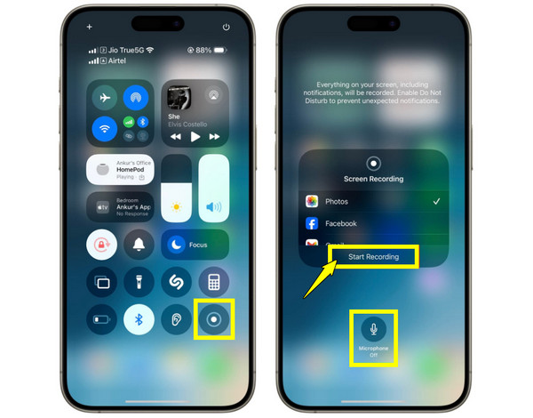 Vestavěný rekordér nahrává hovory z WhatsAppu na iPhone