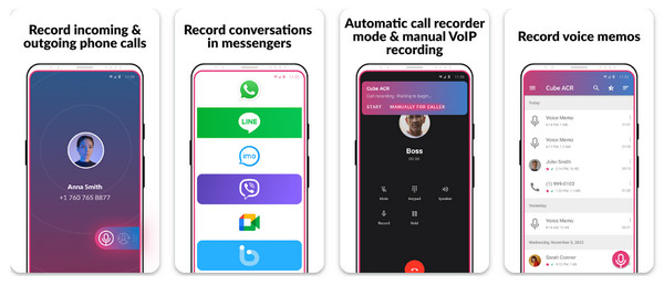 Cube ACR Nahrávání hovorů WhatsApp na Androidu