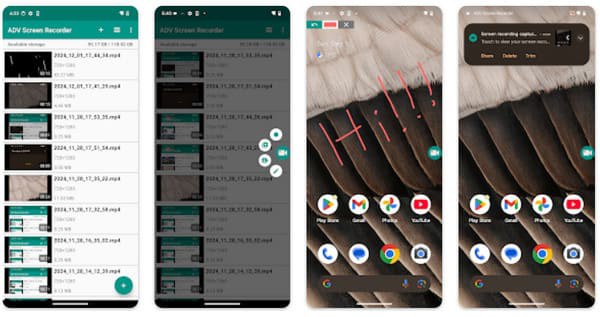 Registratore schermo Android Adv