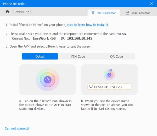 Connetti Android 4easysoft