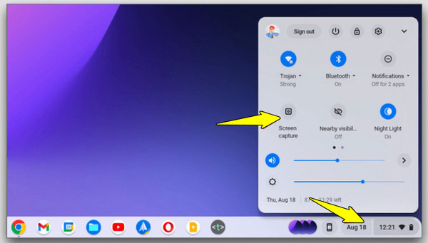 क्रोमबुक पर स्क्रीन कैप्चर और स्क्रीन रिकॉर्ड करें