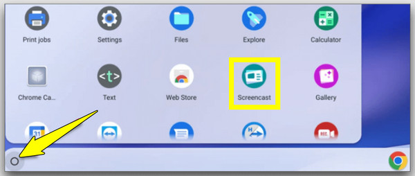 क्रोमबुक पर स्क्रीनकास्ट स्क्रीन रिकॉर्ड करें