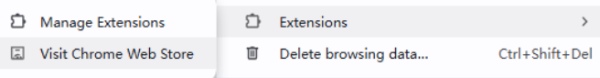 Extensões do Chrome