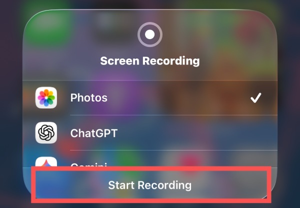 iPhone 螢幕錄製音訊