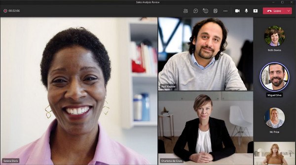 Rejestrator spotkań Microsoft