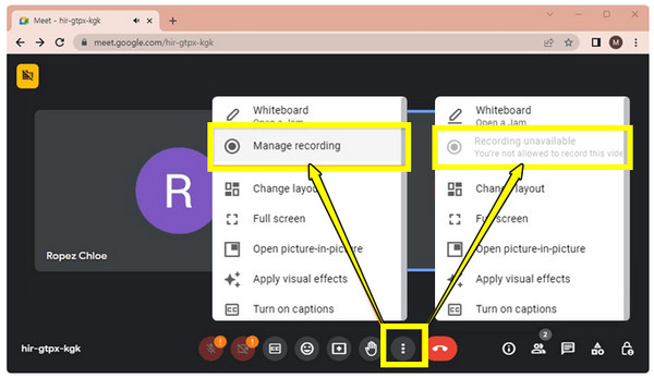 Built-in Google Meet Recorder