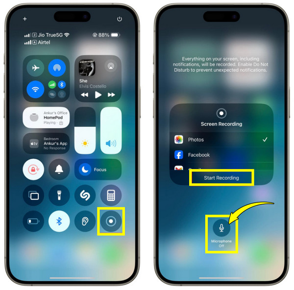 Record Google Hangouts on iPhone