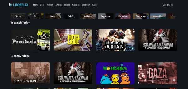 Alternatywy dla filmów solarnych Libreflix