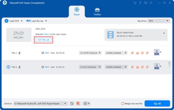 4Easysoft Başlığı Yükle