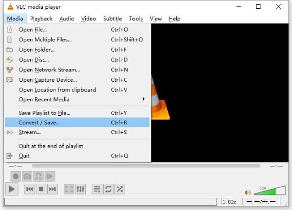 メディアVLCを開く