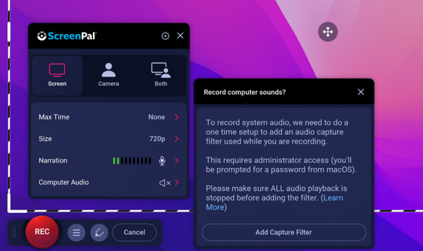 Screenpal Καλύτερη συσκευή εγγραφής οθόνης για Windows 11