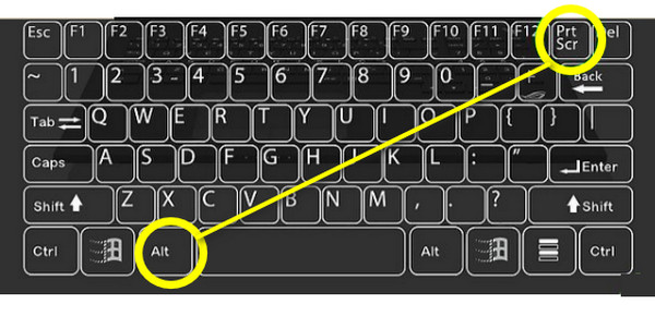 Aktivt Windows-skærmbillede på Asus
