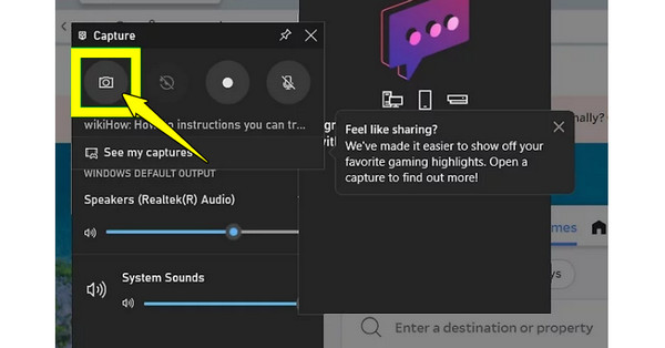 Skærmbillede af Xbox Game Bar på Asus