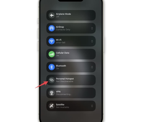 Kişisel Erişim Noktasını Kontrol Edin