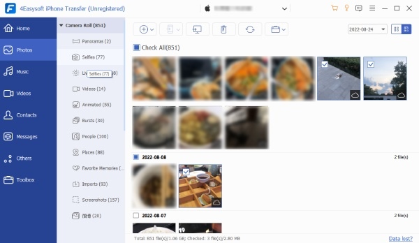 Aktarılacak Verileri Seçin