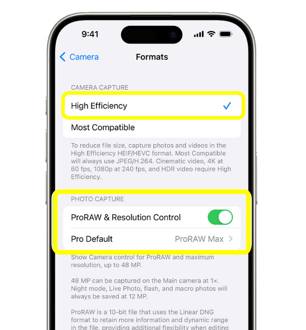 Use The Highest Resolution