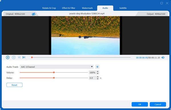 Editing Function Adjust Audio TVC