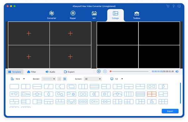 Make Video Collages Choose Split Screen Style Mvc