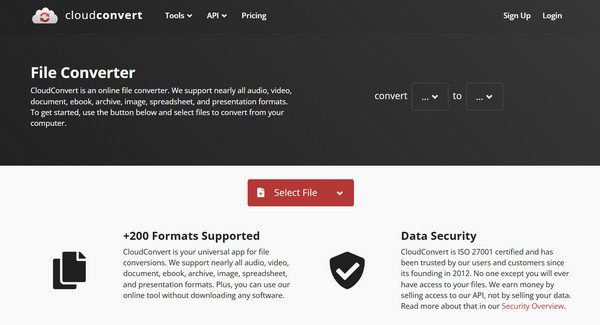 CloudConvert高清轉換器