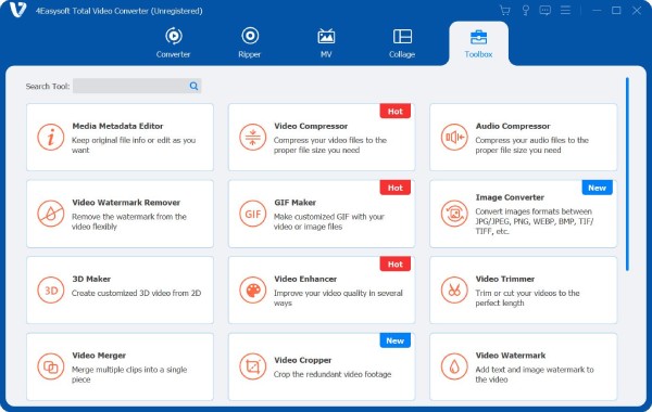 Интерфейс панели инструментов