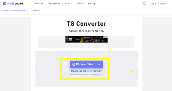 FreeConvert Ts Converter