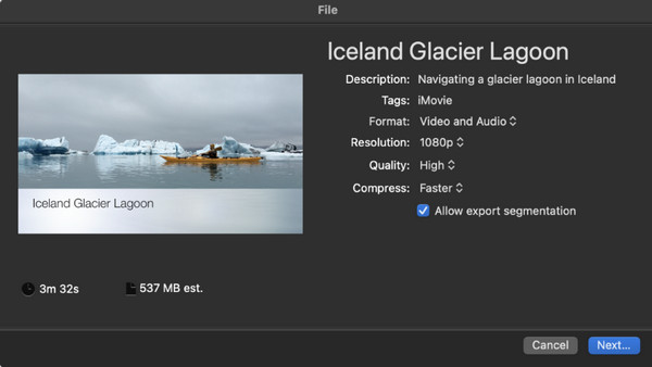 iMovie Video To Audio Converter