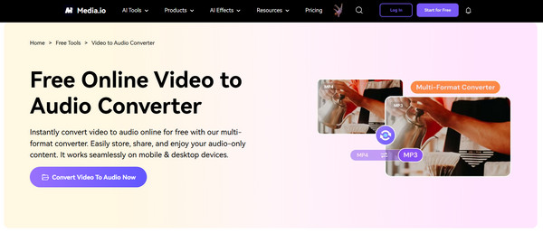Media IO Video To Audio Converter