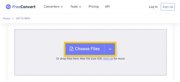 Pilih Files FreeConvert