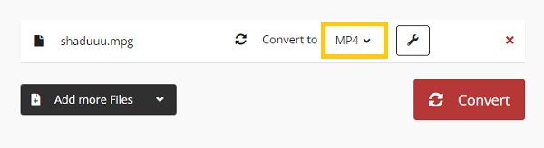 CloudConvert Tukar kepada