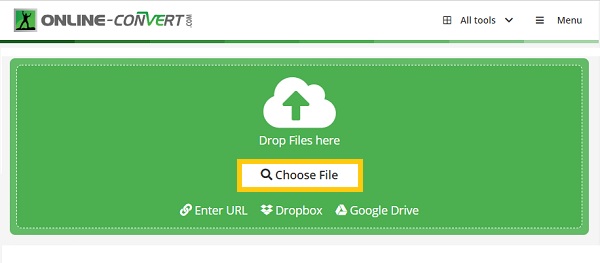 Online Convert Choose File