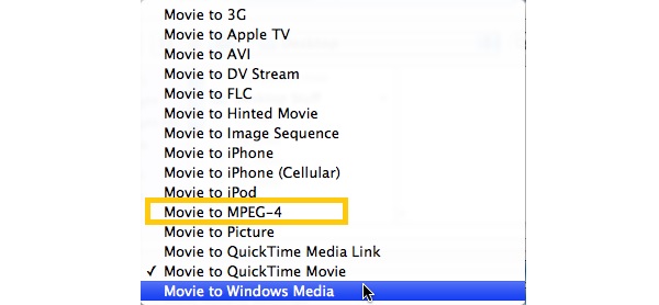 Quicktime 电影转 MP4