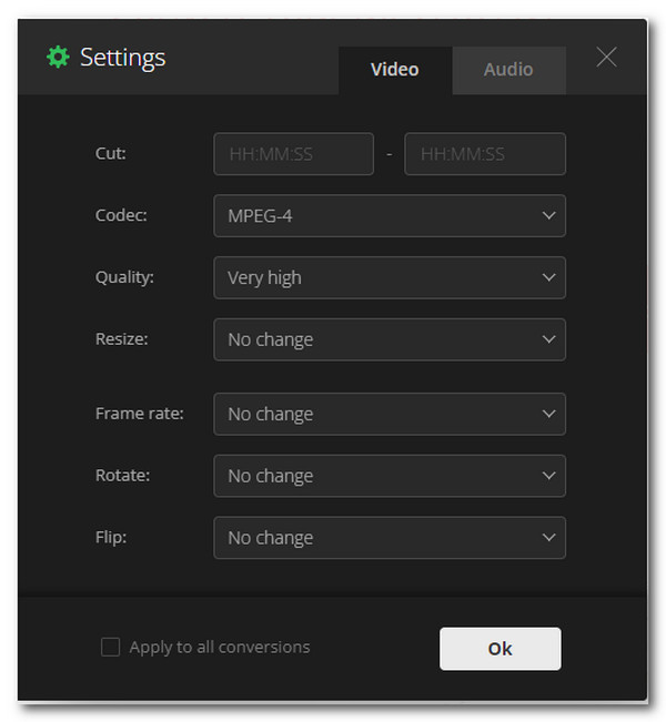 Convertio Gear Advanced Option