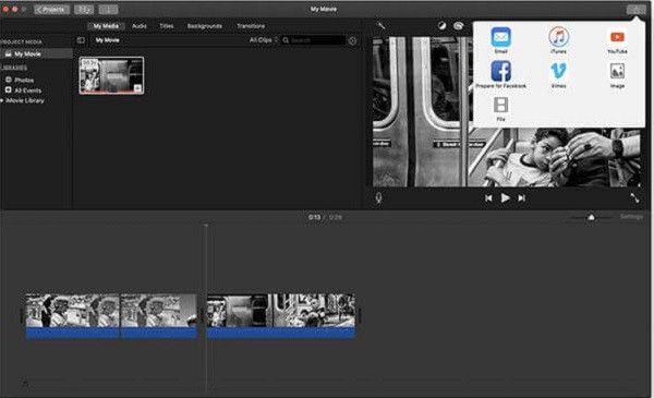Archivo iMovie a MP4