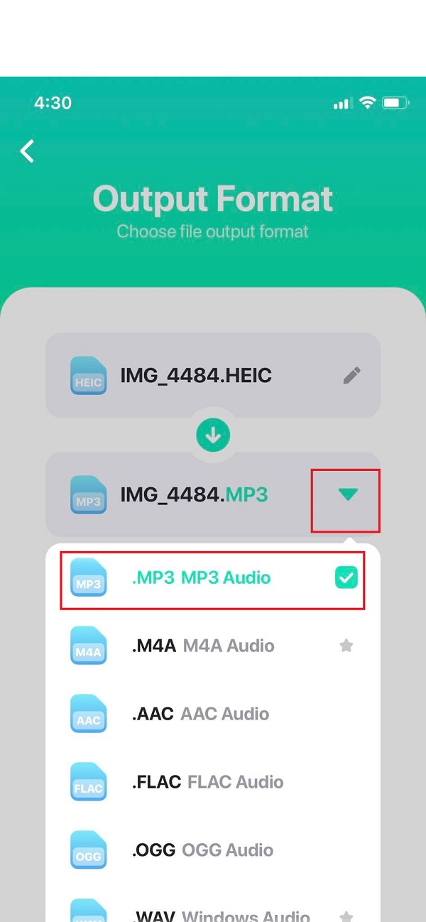 OGGtoMP3 iOS MP3