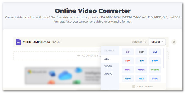 Online Video Converter Convert MPEG 4 to AVI