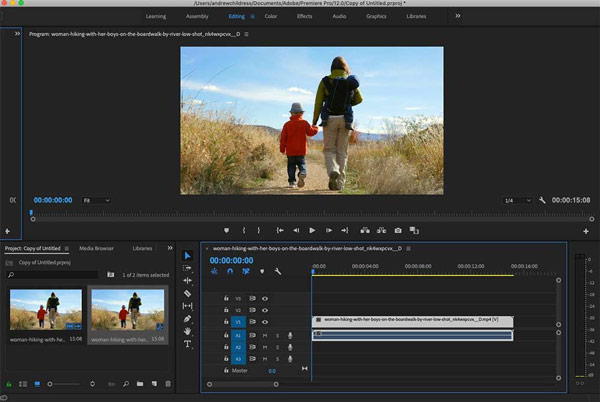 Slowmo Adobe Import Media File