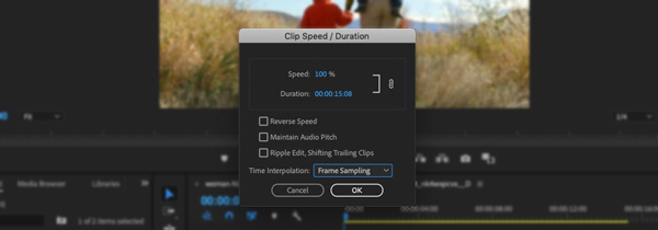 Slowmo Adobe Speed