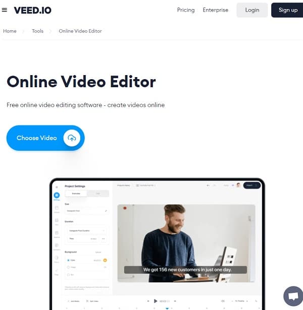 VEED Compressore video online gratuito