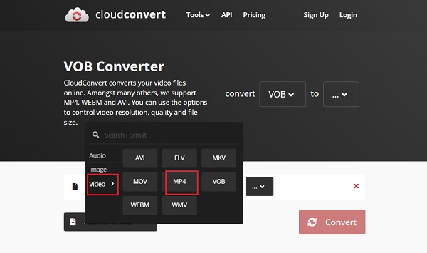 VOBtoMP4 CloudC Convertto