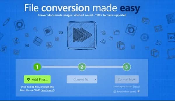 Zamzar Online Video Compressore Gratuito