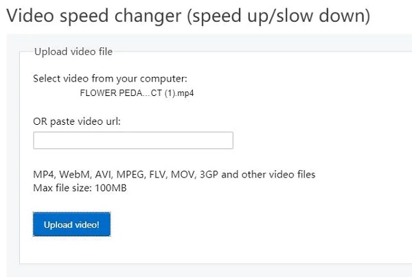 Slowdown EZGIF Upload