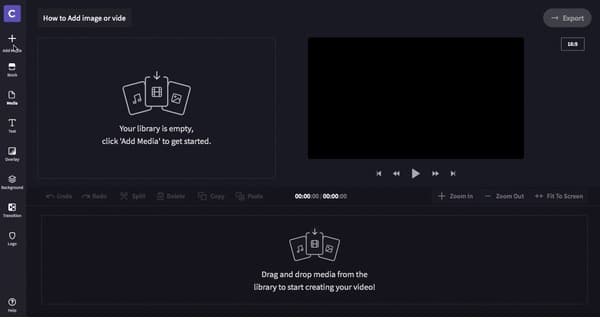 ClipChamp Přidat soubory