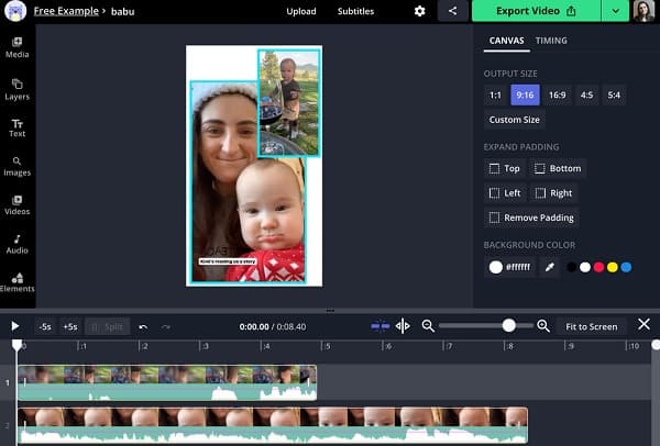 Kapwing Videoları Yükle