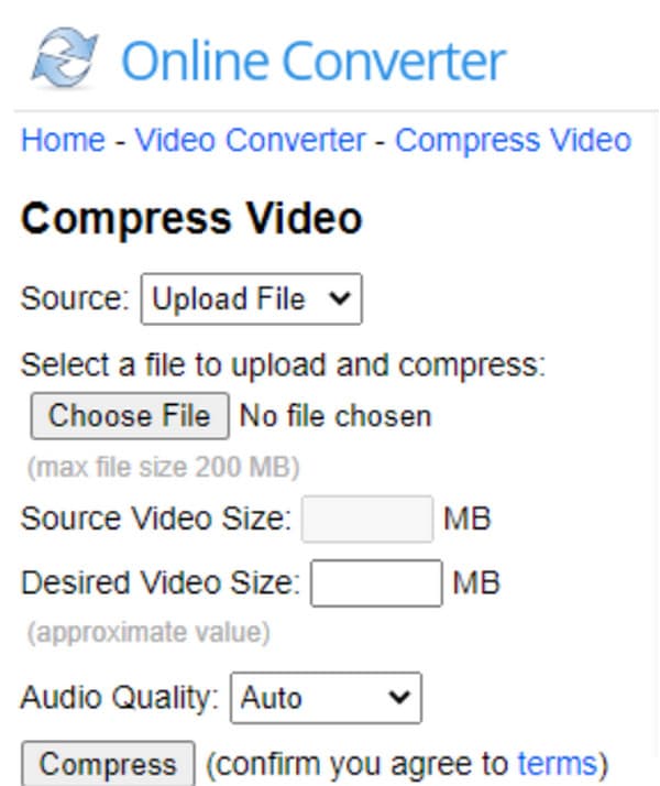 Online Converter Audio Compressor