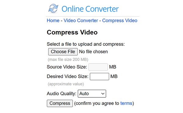 Online Converter MOV Compressor