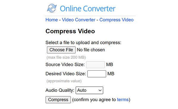 Online Converter MOV-kompressor
