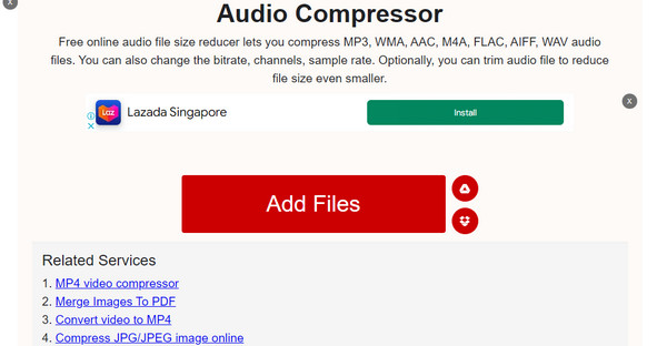 XConvert Audio Compressor